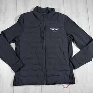 Sun Day Red Jacket Mens Medium Black Genesis Invitational Puffer Golf Full Zip